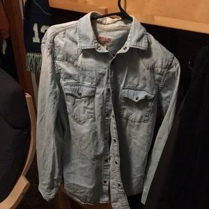 Denim button up shirt